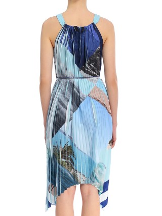 Бирюзовое платье MARC CAIN: фото 6 - Invogue